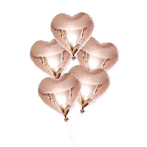 5 Adet Rose Gold Folyo Kalpli Uçan Kalp Balon 45cm(bakır) Romantik 14 Şubat, Evlilik Teklifi Sürpriz 5 Adet Rose Gold Folyo Kalpli Uçan Kalp Balon 45cm(bakır) Romantik 14 Şubat, Evlilik Teklifi Sürpriz