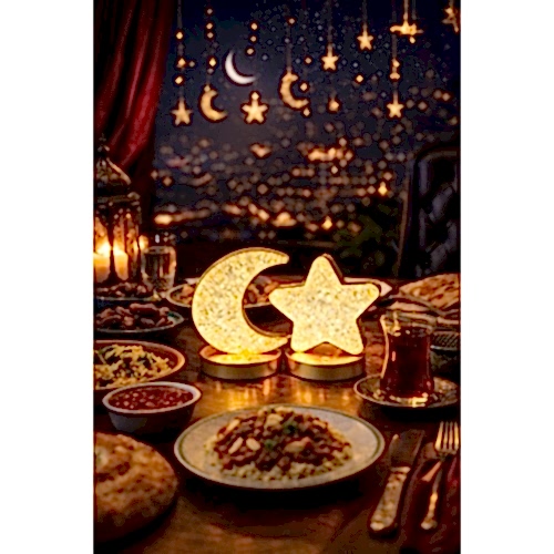 Hilal Ay Yıldız Masa Işığı Süsü Gold Dekoratif Işıklı Hediyelik Şamdan Işık 23 Nisan 29 Ekim Ramazan Hilal Ay Yıldız Masa Işığı Süsü Gold Dekoratif Işıklı Hediyelik Şamdan Işık 23 Nisan 29 Ekim Ramazan
