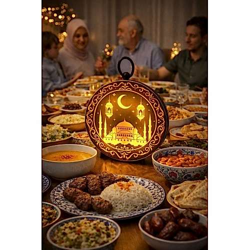 Hoşgeldin Ramazan Duvar ve Masa Işığı Süsü Gold Işıklı Feneri Dekoratif Mumluk Cami Asma Şamdan Hoşgeldin Ramazan Duvar ve Masa Işığı Süsü Gold Işıklı Feneri Dekoratif Mumluk Cami Asma Şamdan