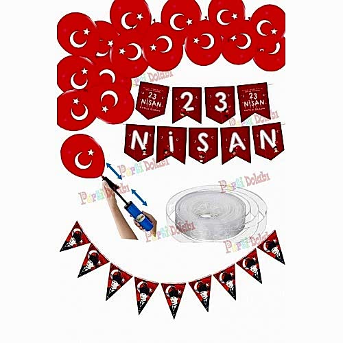 Pompalı 23 Nisan Çocuk Bayramı Zincir Banner Flamalı Bayrak Balon Süsleme Seti 19 Mayıs Okul Süsleri Pompalı 23 Nisan Çocuk Bayramı Zincir Banner Flamalı Bayrak Balon Süsleme Seti 19 Mayıs Okul Süsleri